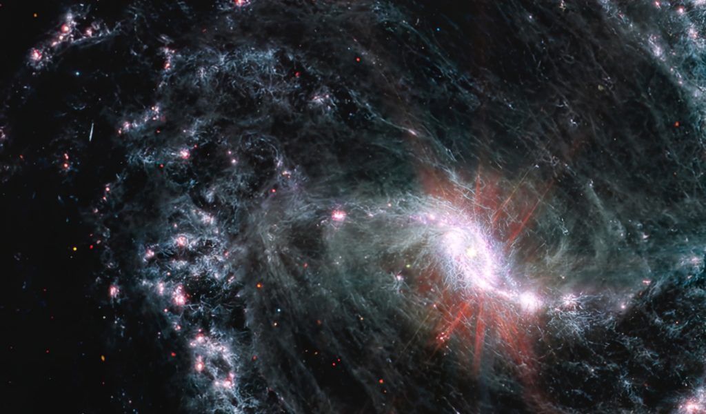 NGC 1365 - James Webb Telescope Image